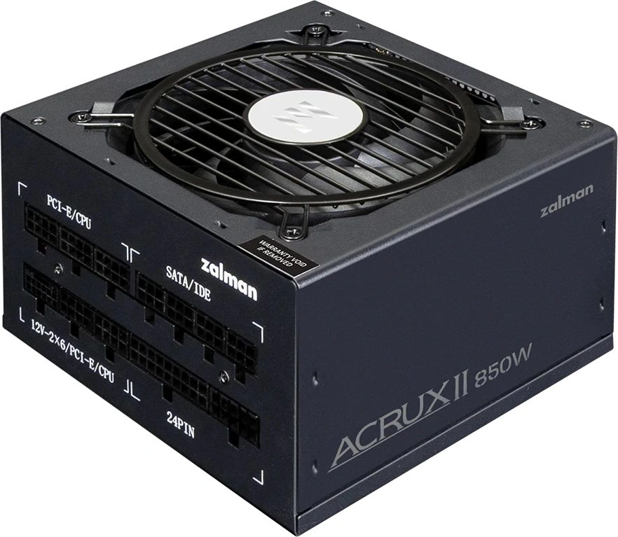 Блок питания Zalman ATX 850W ZM850-ARX2 80+ platinum (20+4pin) APFC 120mm fan 12xSATA Cab Manag RTL