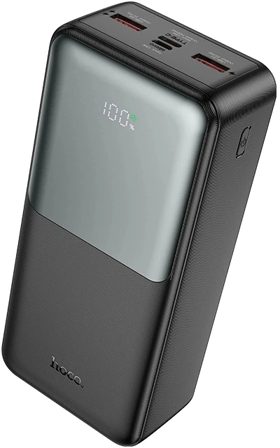 Мобильный аккумулятор Hoco J136B Sirui 30000mAh QC3.0/PD3.0 22.5W 3A 2xUSB-A/USB-C черный (34854)