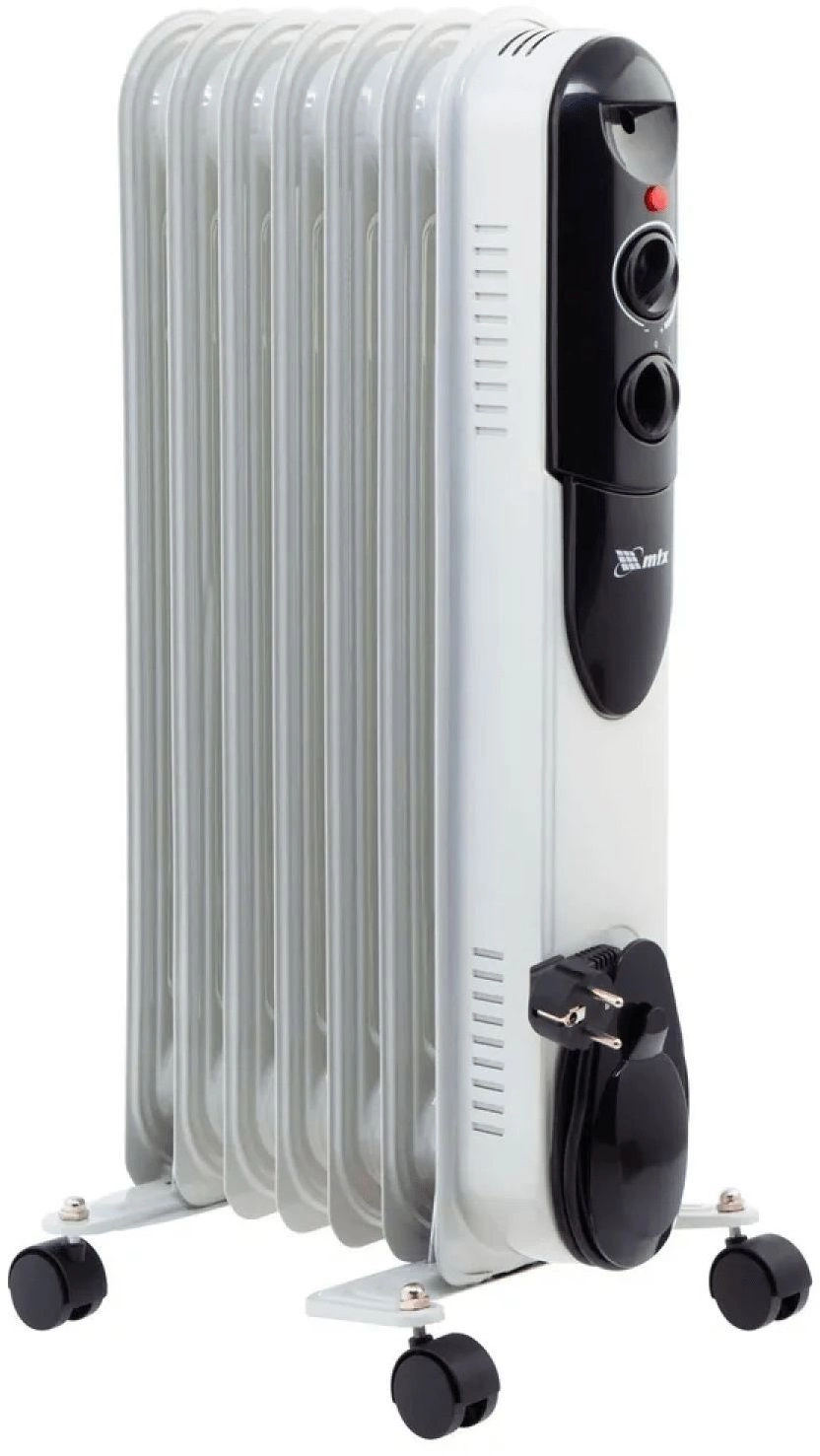Радиатор масляный MTX OCH-1500 1500Вт белый
