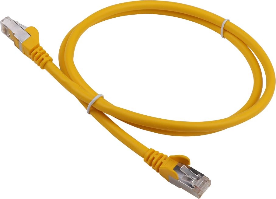 Патч-корд Lanmaster LAN-PC45/S6A-5.0-YL FTP RJ-45 вил.-вилка RJ-45 кат.6A 5м желтый LSZH (уп.:1шт)