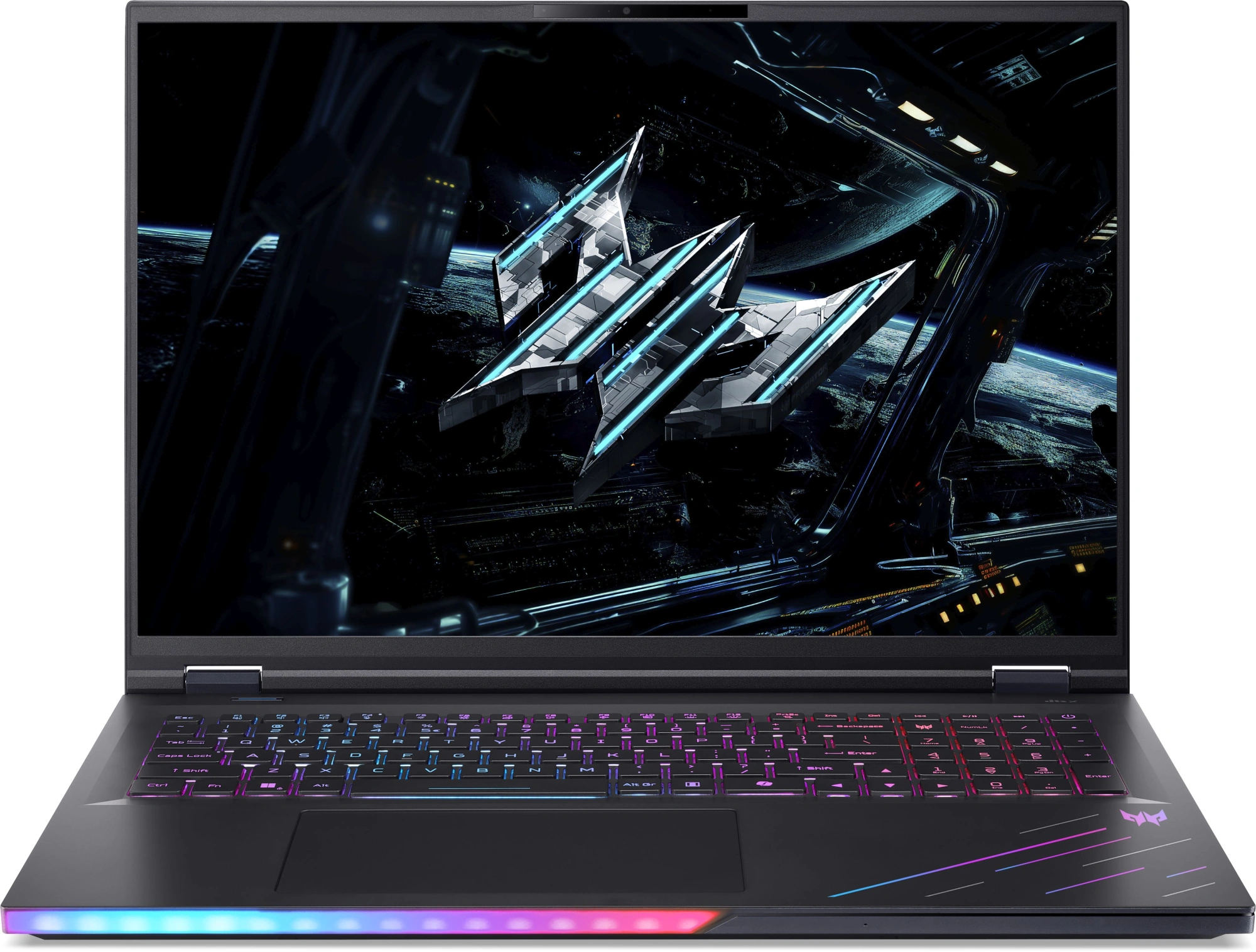 Ноутбук Acer Predator Helios 18 AI PH18-73-99GX Core Ultra 9 275HX 64Gb SSD2Tb NVIDIA GeForce RTX5080 16Gb 18" IPS WQXGA (2560x1600) без ОС black WiFi BT Cam (NH.QVZCD.002)