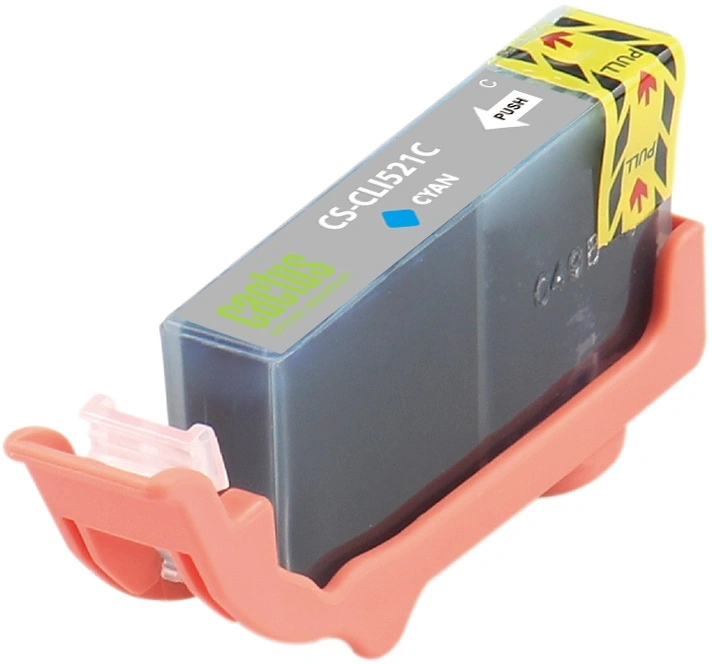 Картридж струйный Cactus CS-CLI521C голубой (9мл) для Canon MP540/MP550/MP620/MP630/MP640/MP660 с чипом