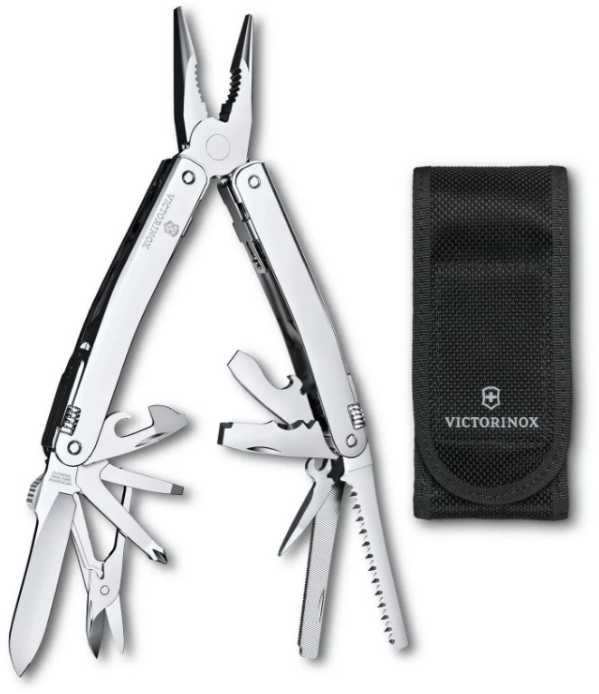 Мультитул Victorinox SwissTool Spirit MX (3.0224.MN) 105мм 24функц. чехол нейлоновый серебристый карт.коробка