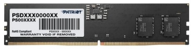 Память DDR5 16Gb 5200MHz Patriot PSD516G520081 Signature RTL PC5-41600 CL42 DIMM ECC 288-pin 1.1В single rank