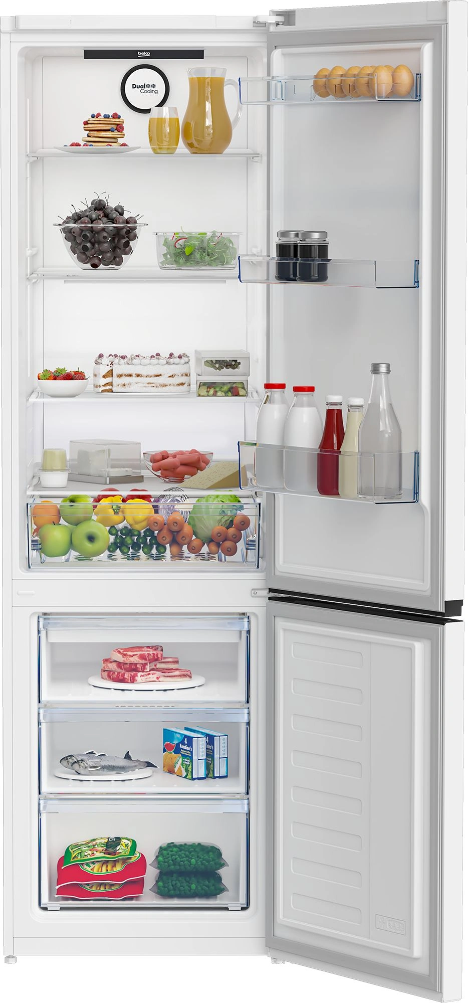 Холодильник Beko B3R0CNK402HW 2-хкамерн. белый мат.