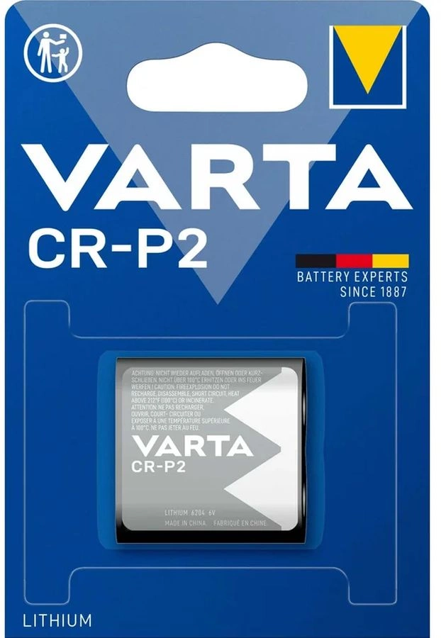 Батарея Varta CR-P2S CR2 (1шт) блистер