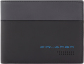 Кошелек мужской Piquadro Urban PU257UB00R/NGR черный/серый натур.кожа