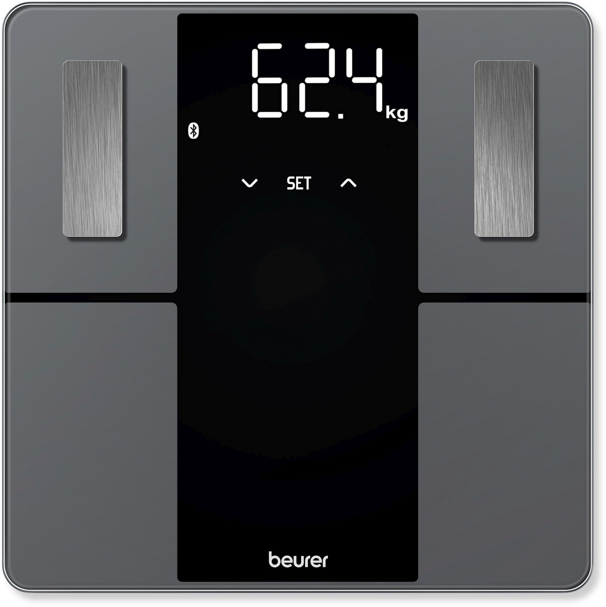 Весы напольные электронные Beurer BF 500 Super Black Edition макс.180кг черный