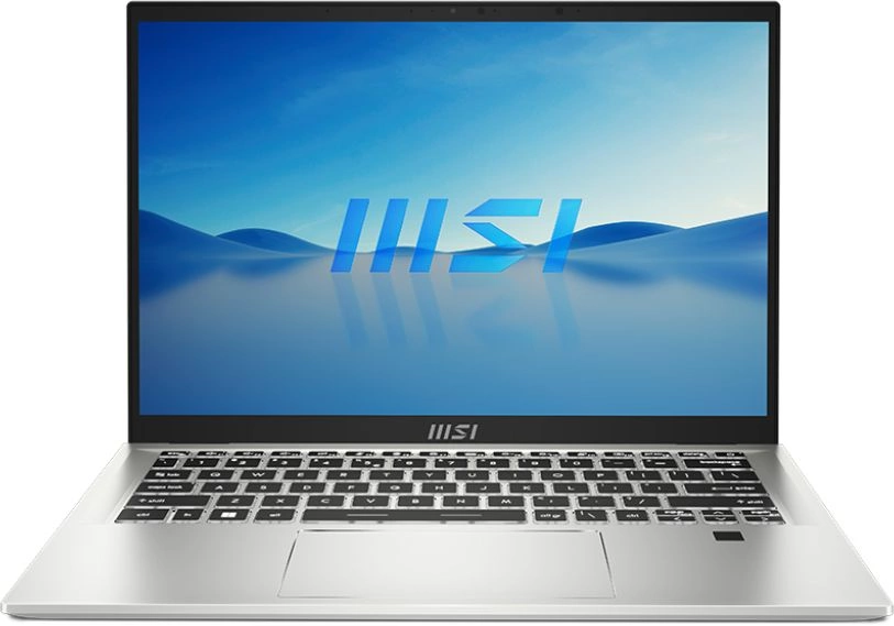 Ноутбук MSI Prestige 14H B12UCX-608US Core i5 12500H 16Gb SSD512Gb NVIDIA GeForce RTX 2050 4Gb 14" IPS FHD+ (1920x1200) Windows 11 Home Multi Language silver WiFi BT Cam (9S7-14F122-608)