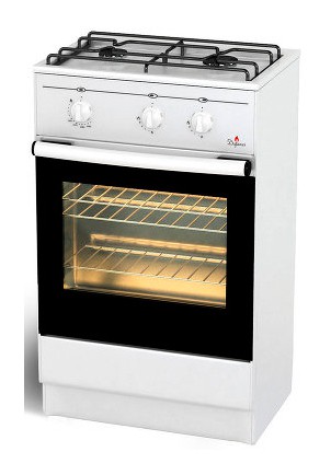 Плита Газовая Darina 1 AS GM521 001 W белый (без крышки) реш.сталь