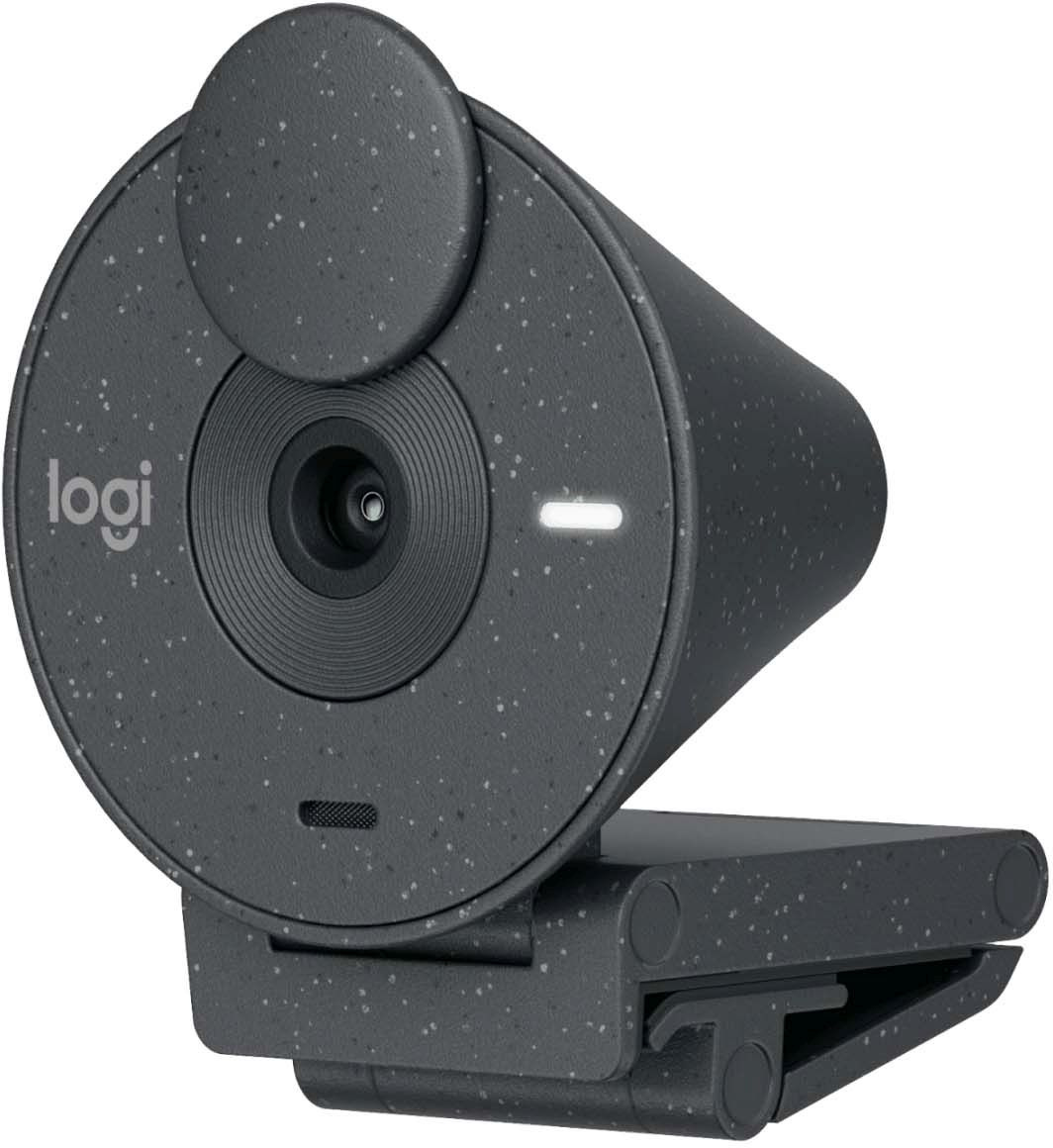 Камера Web Logitech HD Webcam Brio 300 черный 2Mpix (1920x1080) USB Type-C с микрофоном (960-001436)