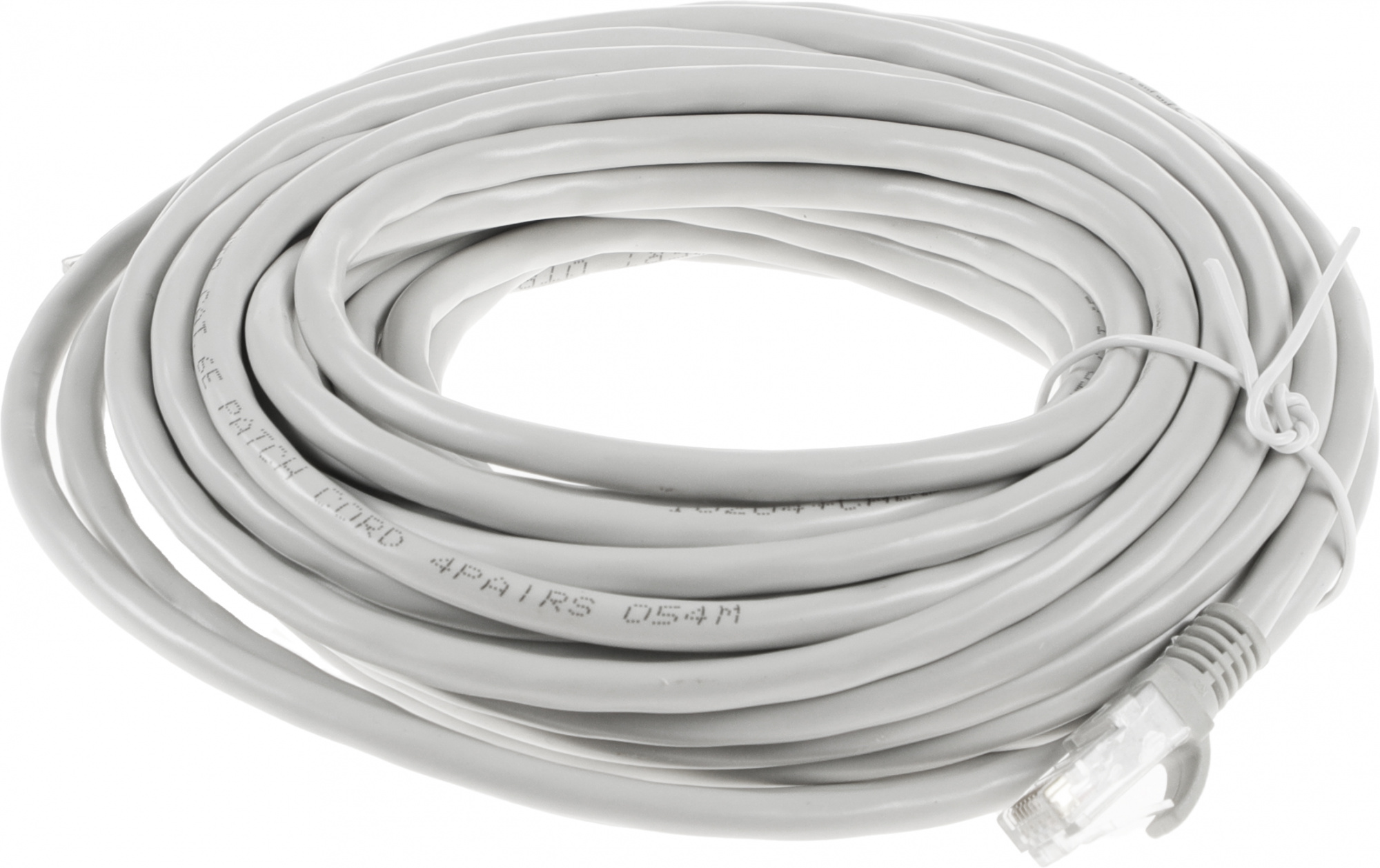 Патч-корд Premier PP6U-10M 10000Гбит/с UTP 4 пары cat.6 CCA molded 10м серый RJ-45 (m)-RJ-45 (m)