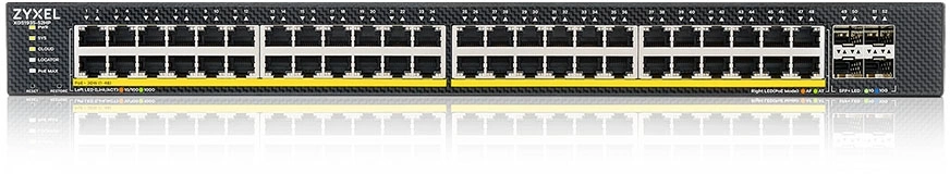 Коммутатор Zyxel NebulaFlex XGS1935-52HP-EU0101F (L2+) 48x1Гбит/с 4SFP+ 48PoE+ 375W управляемый