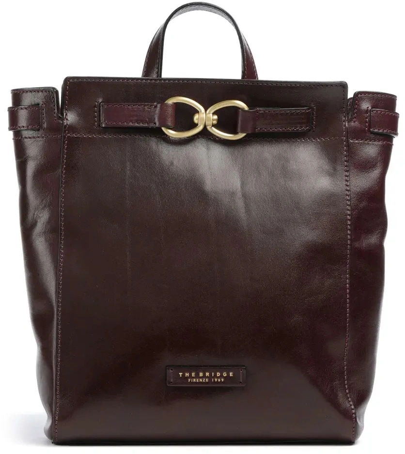 Рюкзак женский The Bridge Isotta 04644501/YF темно-коричневый кожа