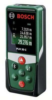 Лазерный дальномер Bosch PLR 30 C 2кл.лаз. 635нм цв.луч. красный (0603672120)