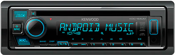 Автомагнитола Kenwood KDC-154UM 1DIN 4x50Вт