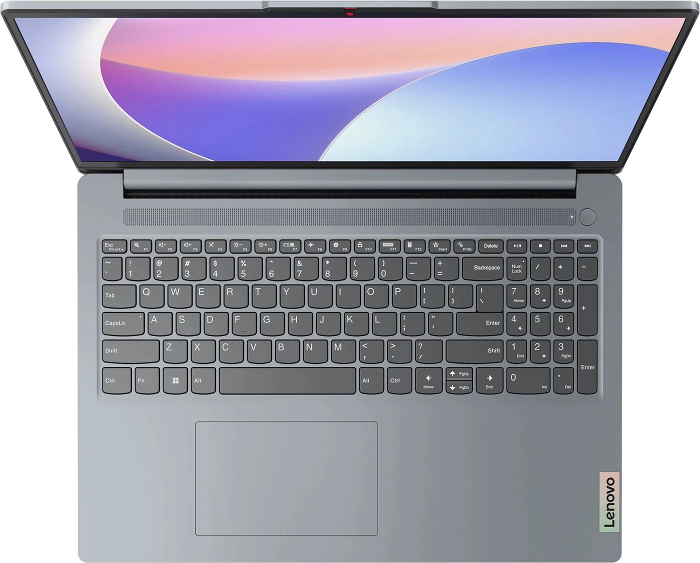 Ноутбук Lenovo IdeaPad Slim 3 15ABR8 Ryzen 7 7730U 16Gb SSD1Tb AMD Radeon 15.6" TN FHD (1920x1080) noOS grey WiFi BT Cam (82XM000ARK)