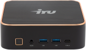 Неттоп IRU Tactio 525 Ryzen 5 6600H (3.3) 16Gb SSD512Gb 660M Windows 11 Pro GbitEth WiFi BT черный (2057781)