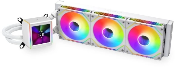 Система водяного охлаждения Lian-Li Galahad II LCD 360 SL-INF ARGB Soc-AM5/AM4/1200/1700/1851 белый 4-pin 29dB Al+Cu LCD Ret (G89.GA2ALCD36INW.00)