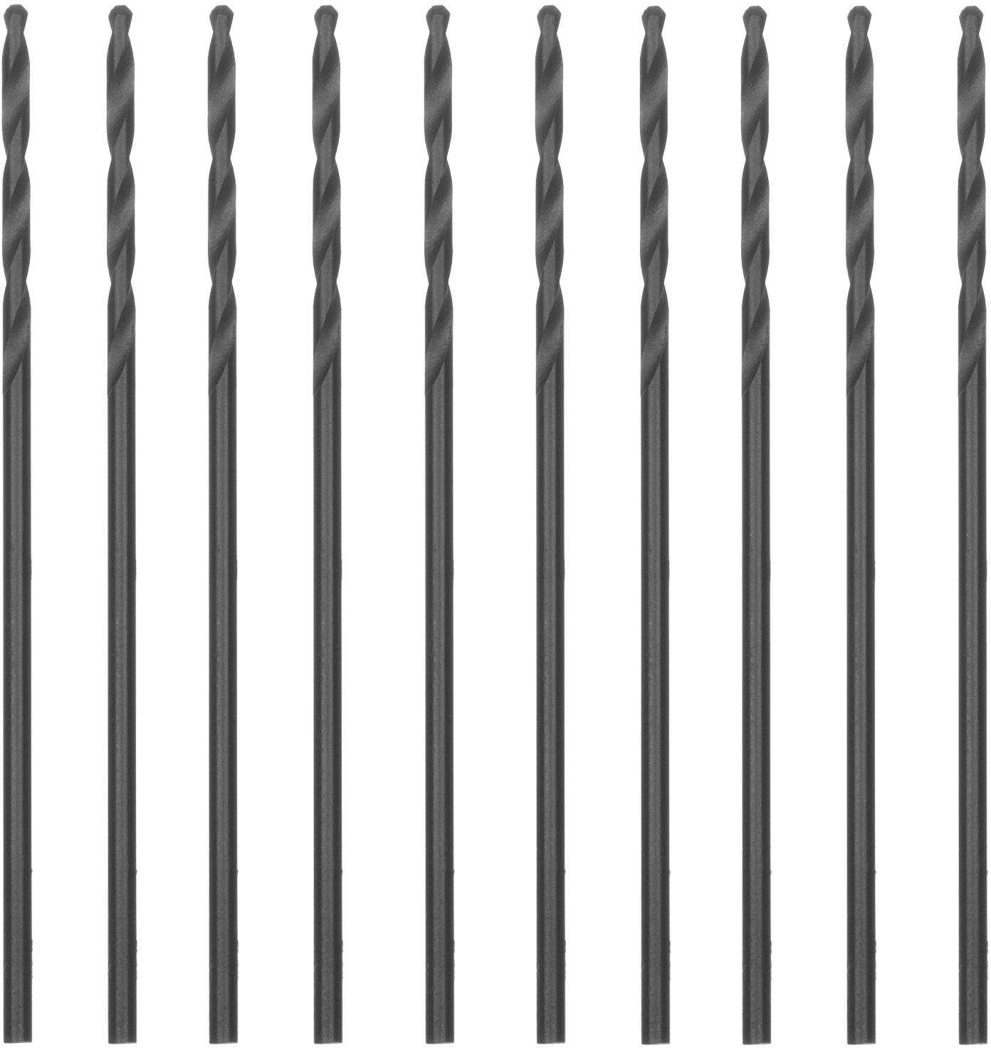 Сверло Matrix 71510 по металлу Д=1мм Дл=34мм (10пред.) для дрелей