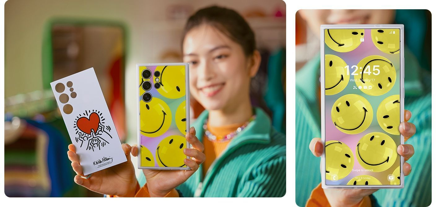 Чехол (клип-кейс) Samsung для Samsung Galaxy S24 Ultra Flipsuit Case S24 Ultra белый/прозрачный (EF-MS928CWEGRU)