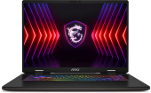 Ноутбук MSI Sword 17 HX B13VFKG-099XRU Core i7 13700HX 16Gb SSD1Tb NVIDIA GeForce RTX4060 8Gb 17" IPS FHD+ (1920x1200) FreeDOS grey space WiFi BT Cam (9S7-17T214-099)