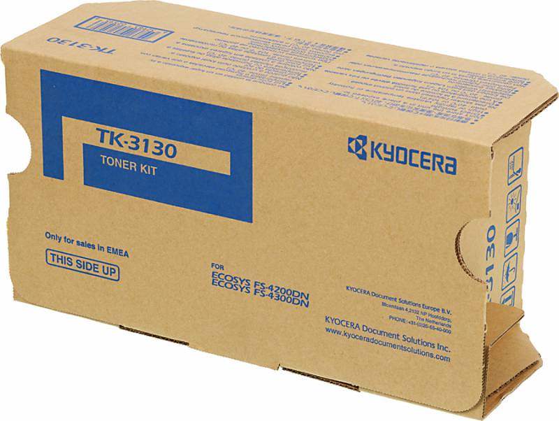 Картридж лазерный Kyocera TK-3130 1T02LV0NL0 черный (25000стр.) для Kyocera FS-4200DN/FS-4300DN