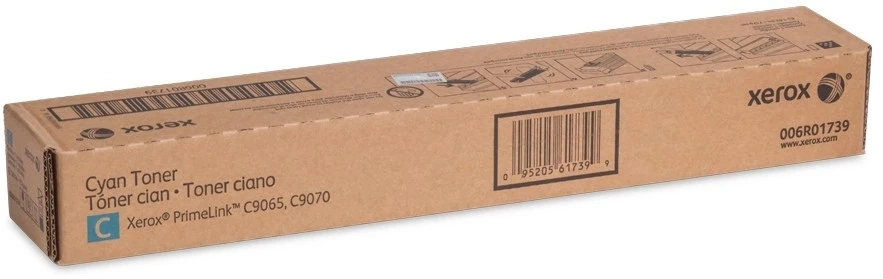 Картридж лазерный Xerox 006R01739 голубой (34000стр.) для Xerox PrimeLink C9065/C9070 с чипом