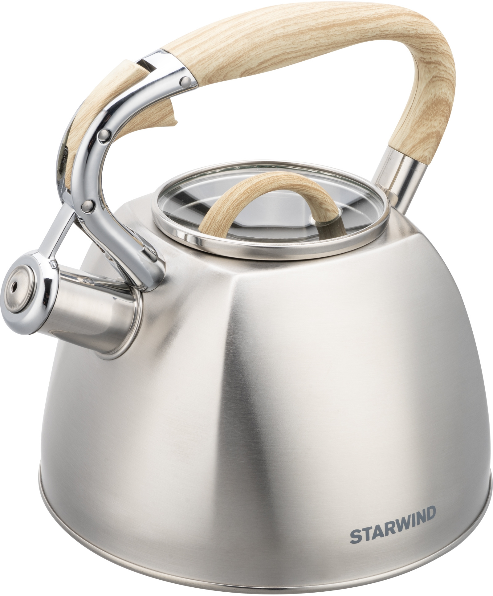 Чайник металлический Starwind Chef Daily 2.8л. серый (SW-CH1308)