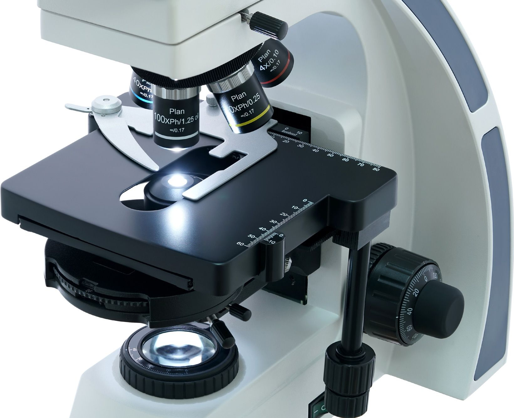 Микроскоп Levenhuk MED 45T тринокуляр 40-1000x на 5 объективов