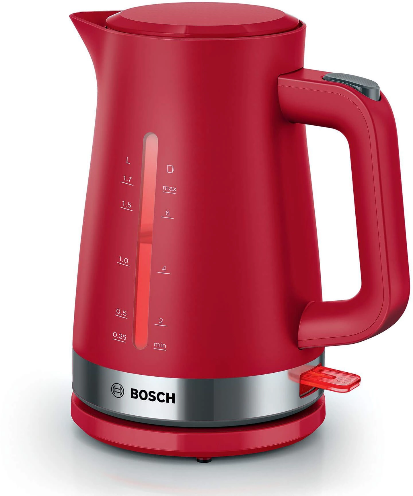 Чайник электрический Bosch TWK4M 1.7л. красный корпус: пластик (TWK4M224)