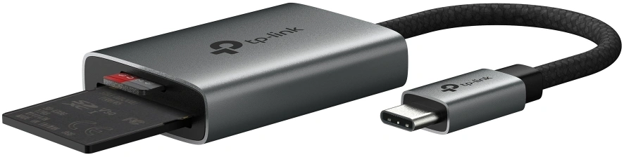 Устройство чтения карт памяти USB Type-C TP-Link UA430C серый