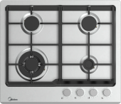 Газовая варочная поверхность Midea MG693TX нержавеющая сталь (арт.2120111)
