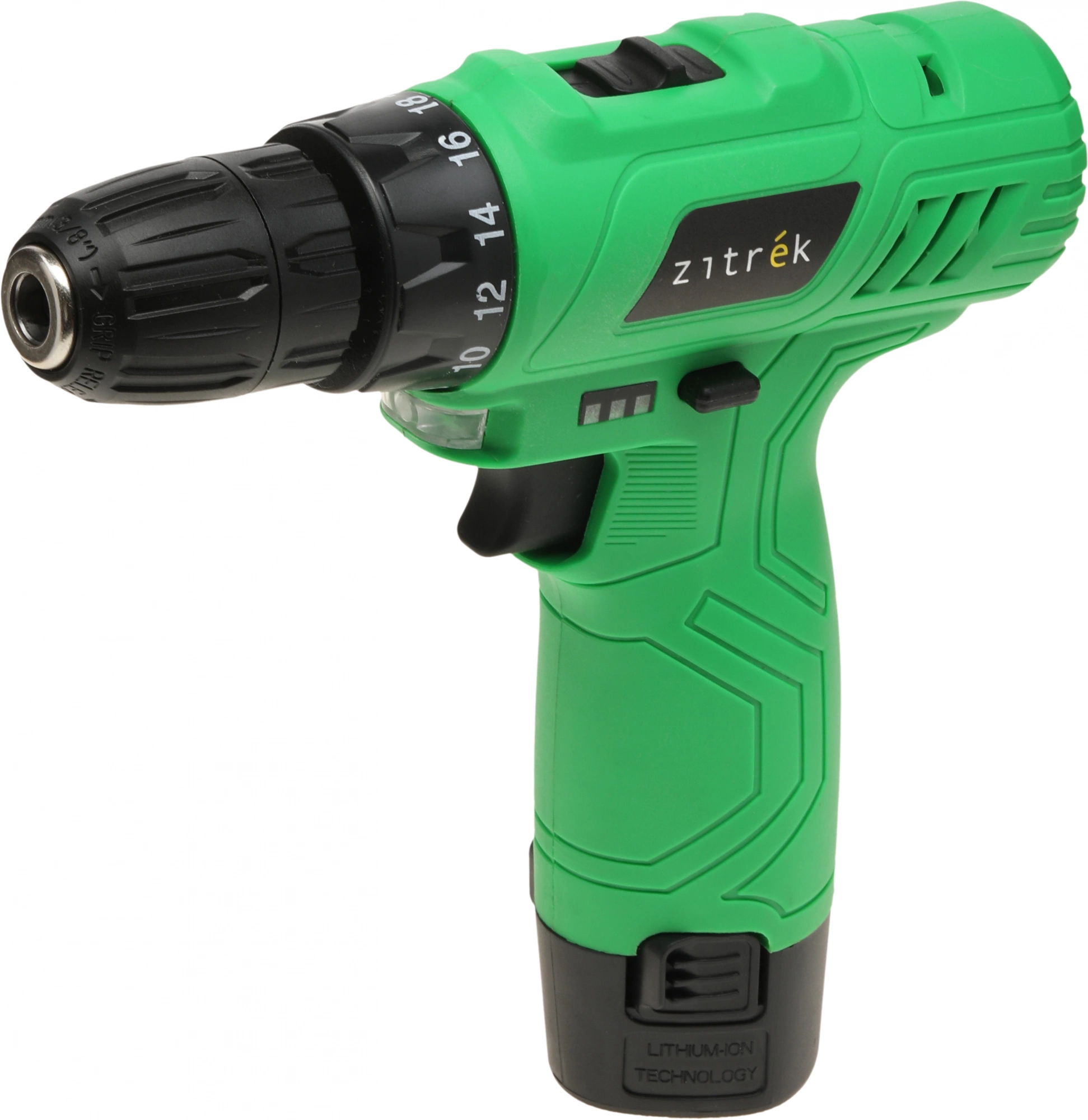 Дрель-шуруповерт Zitrek Green 12-Li-ion аккум. патрон:быстрозажимной (063-4041)