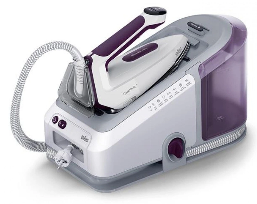 Парогенератор Braun CareStyle 7 IS7266VI 2700Вт серый/сиреневый