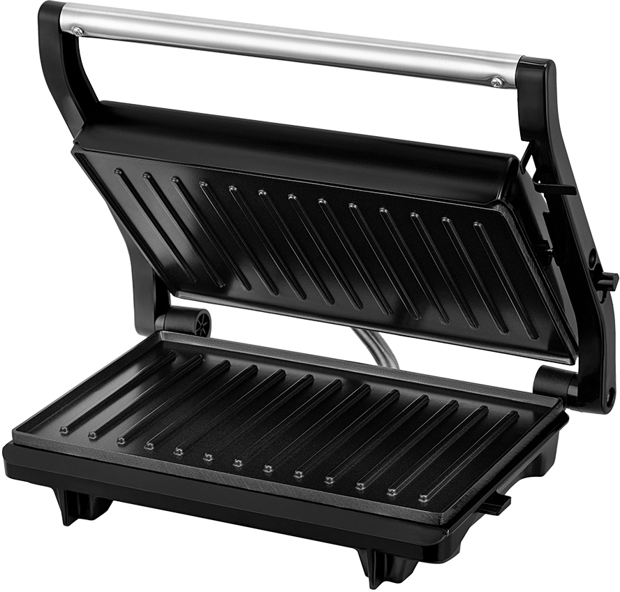 Сэндвичница Kitfort КТ-4603 750Вт черный/серебристый