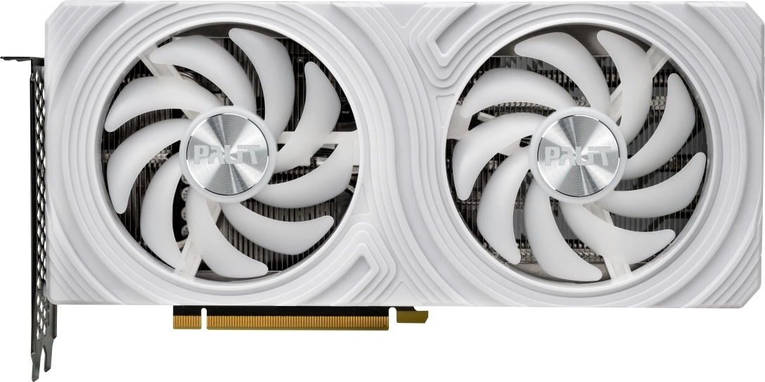 Видеокарта Palit PCI-E 4.0 RTX4060TI DUAL WHITE NVIDIA GeForce RTX 4060TI 8Gb 128bit GDDR6 2310/18000 HDMIx1 DPx3 HDCP Ret