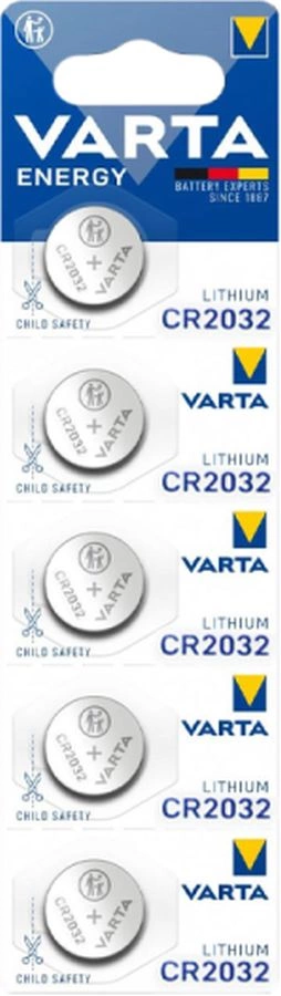 Батарея Varta Energy CR2032 BL5 Lithium 3V CR2032 (5шт) блистер