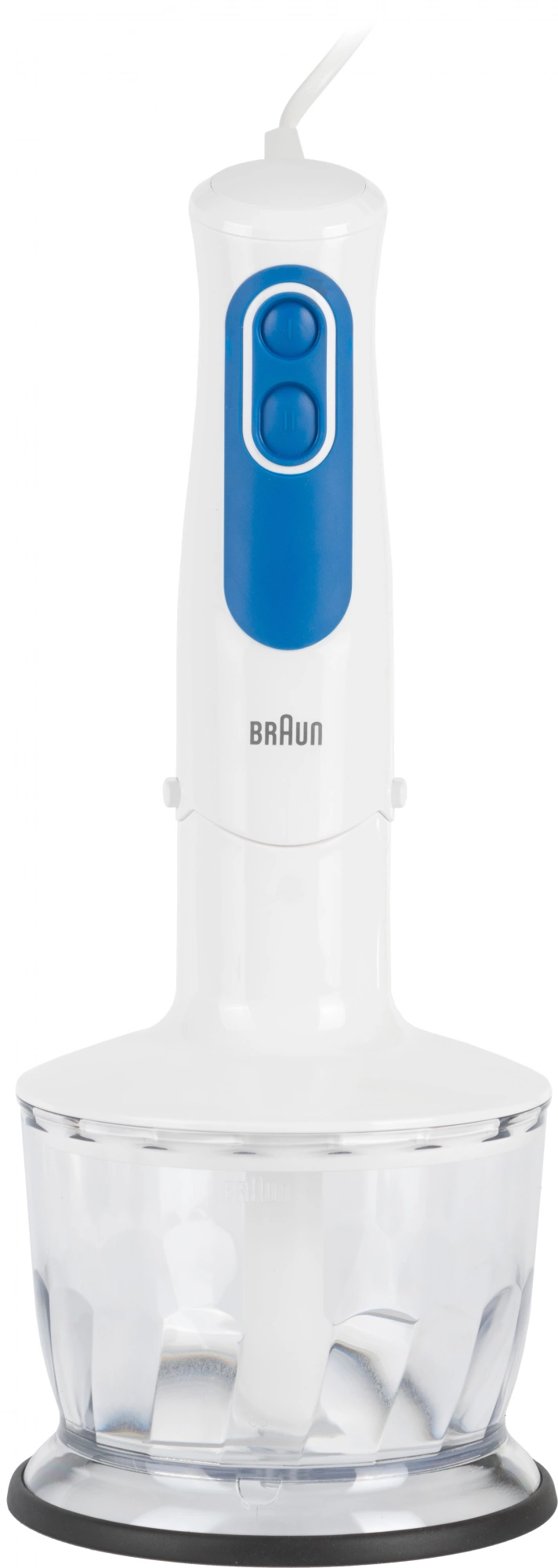 Блендер погружной Braun MQ3035 SAUCE 700Вт белый/синий