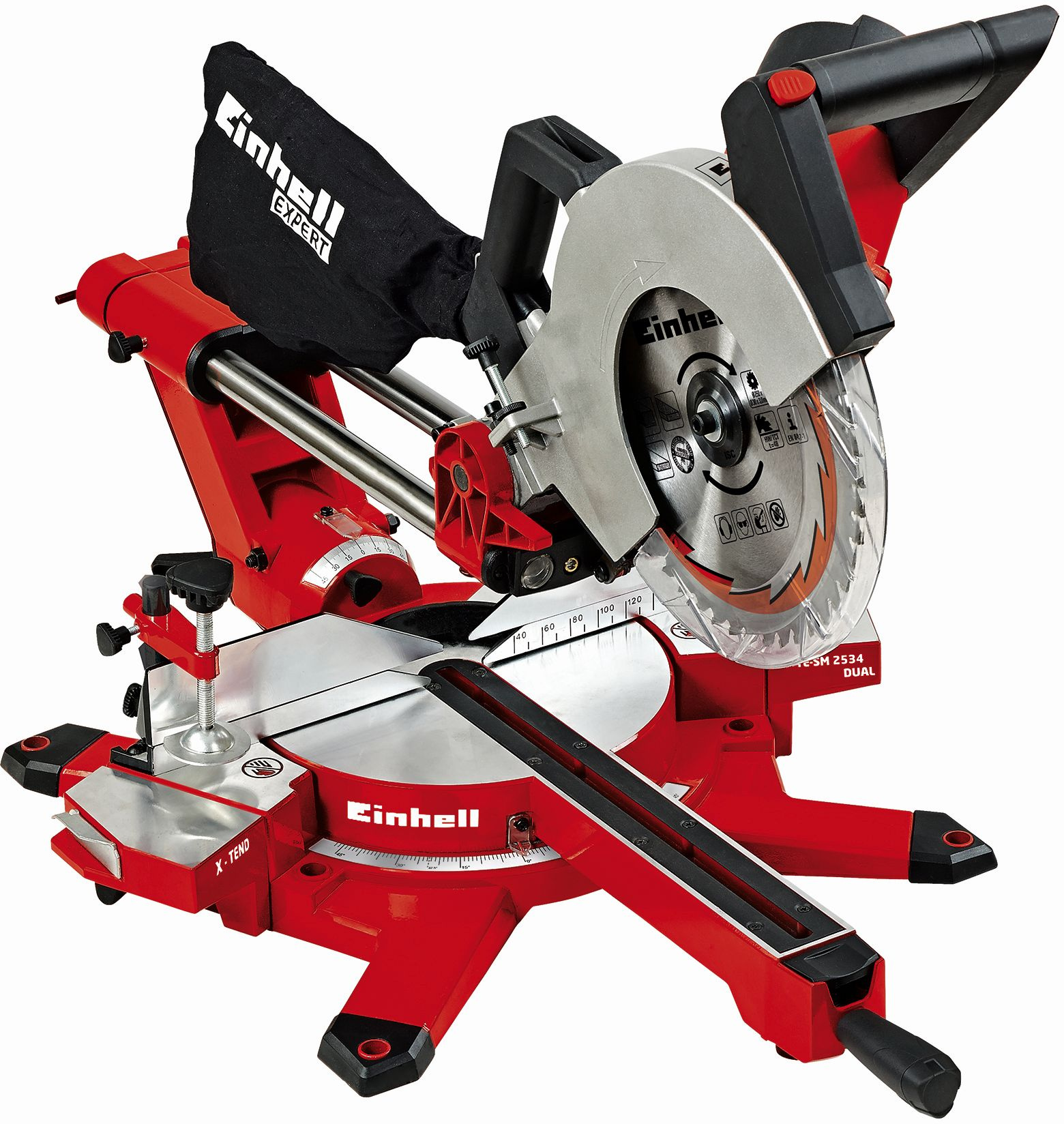 Торцовочная пила Einhell TE-SM 2534 Dual 1800Вт 5100об/мин d=250мм
