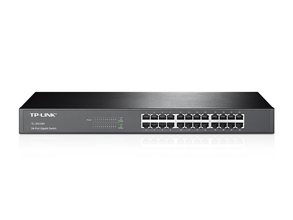 Коммутатор TP-Link TL-SG1024 (L2) 24x1Гбит/с неуправляемый