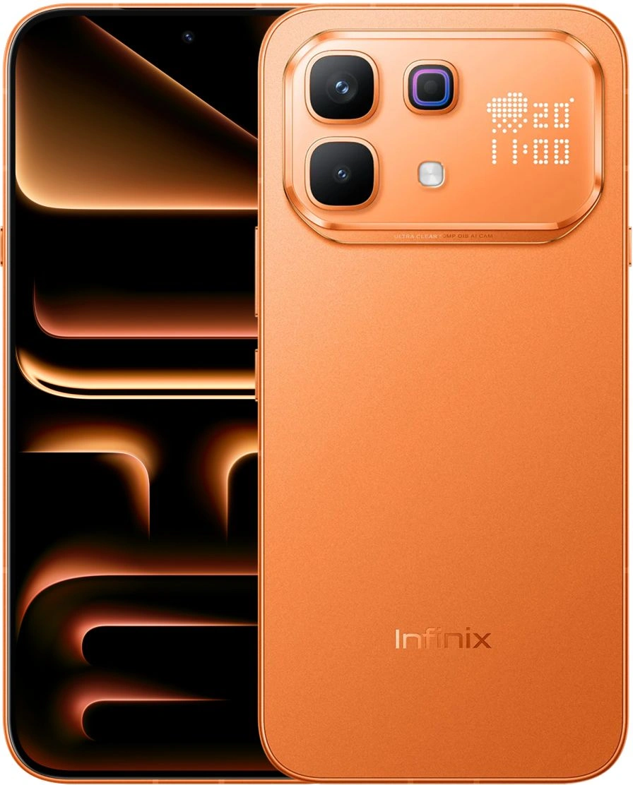 Смартфон Infinix X6878 Note 60 Pro 256Gb 8Gb оранжевый моноблок 3G 4G 2Sim 6.78" 1208x2644 Android 16 50Mpix 802.11 a/b/g/n/ac/ax NFC GPS GSM900/1800 GSM1900 Protect FM
