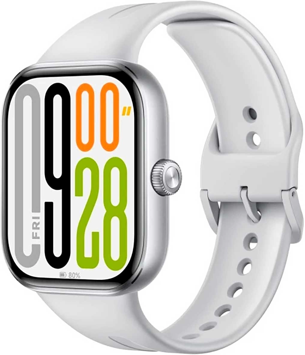 Смарт-часы Xiaomi Redmi Watch 5 2.07" AMOLED корп.серебристый рем.серый разм.брасл.:135-205мм (BHR9381GL)