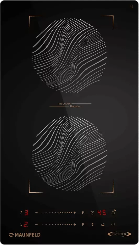 Индукционная варочная поверхность Maunfeld CVI292S2BBKF черный