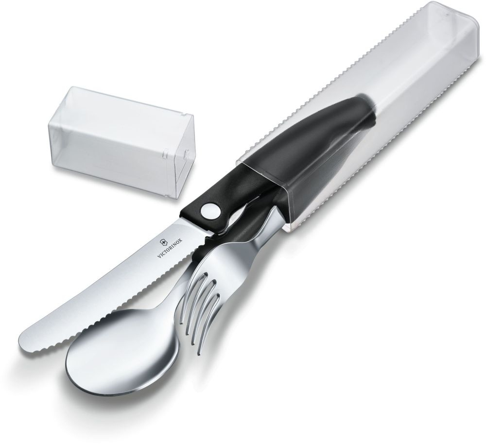 Набор столовых приборов Victorinox Swiss Classic набор из 3предм. черный (6.7192.F3)