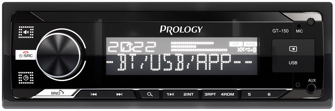 Автомагнитола Prology GT-150 1DIN 4x55Вт v4.2 ПДУ (PRGT150)