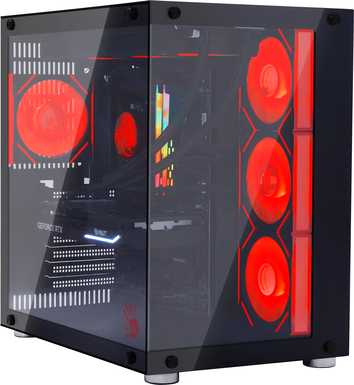 ПК Bloody BD-PC CZ79C3 MT i7 14700F (2.1) 64Gb SSD1Tb RTX5080 16Gb Windows 11 Home 64 GbitEth 850W черный (RUS) (2086028)