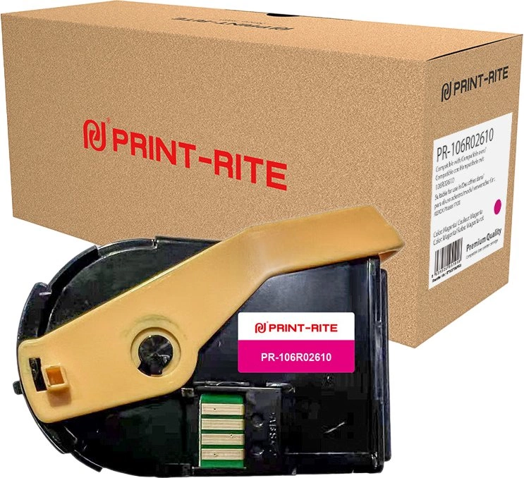 Картридж лазерный Print-Rite TFXAFXMPRA PR-106R02610 106R02610 пурпурный набор двойная упак. (9000стр.) для Xerox Phaser 7100