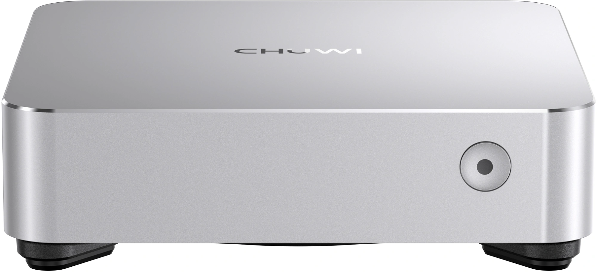 ПК Мини Chuwi AuBox Ryzen 7 8745HS (3.8) 780M без ОС 2x2.5GbitEth WiFi BT 120W серебристый/черный