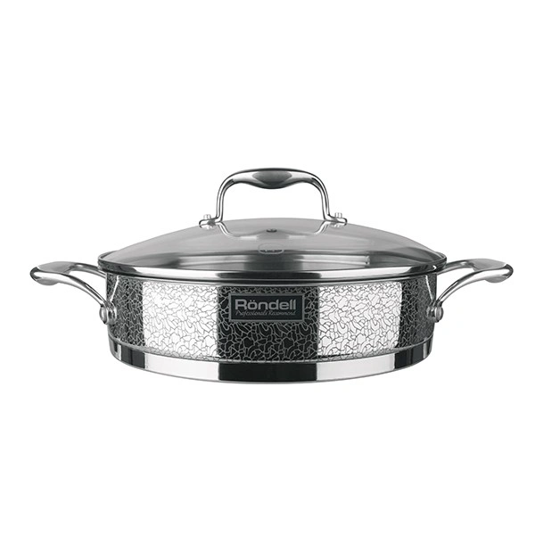 Сотейник Rondell Vintage RDS-353 2.9л. d=26см (с крышкой) стальной